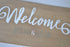 Plank Wood Sign | Welcome | Small