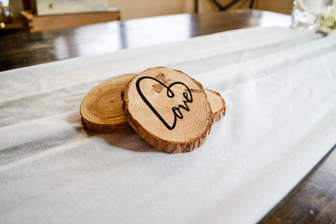Rustic Wood Coasters