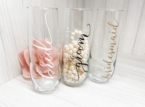 Custom Champagne Flutes