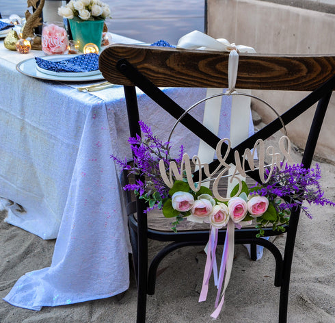 Mr. & Mrs. Wood Cut-Out