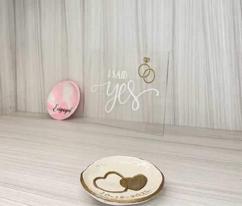 I Said Yes | Acrylic Sign for Bride To Be