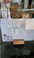 I Said Yes | Acrylic Sign for Bride To Be